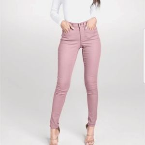 Soft Wear Mid Rise True Skinny Ankle Jeans in Color cavan pink rose - size 14